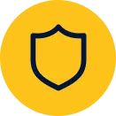 Ícone de escudo demonstrando proteção